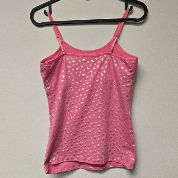 BCG Butterfly Cami Tank Top Pink XL (16) - Picture 2 of 5